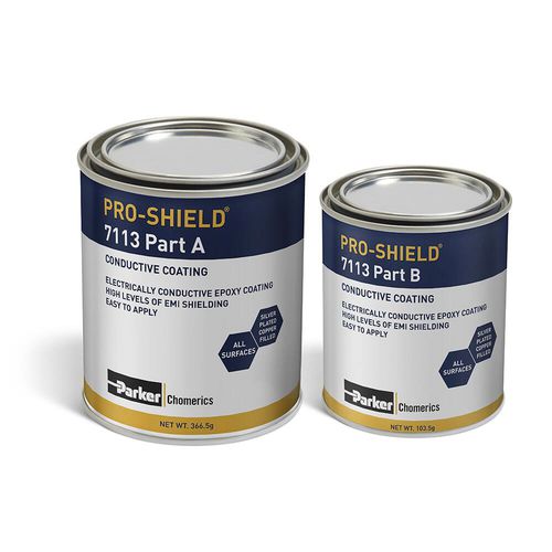 Tinta anticorrosão - PRO-SHIELD® 7113 - Parker Chomerics Division - blindagem EMI / bicomponente / epóxi