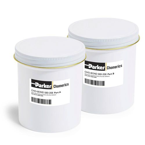 Cola epóxi - CHO-BOND® 580-208 - Parker Chomerics Division - para metais / bicomponente / condutora