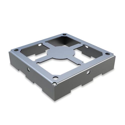 Blindagem EMI - 81-03-182 series - Parker Chomerics Division - instalada em placa de dispositivo / RF / caixa