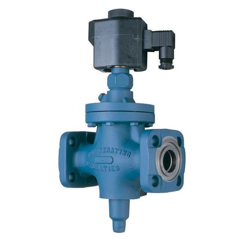 Válvula solenoide de ação indireta - S5A - Parker Refrigerating Specialties Division - de 2 vias / para gás / em aço inoxidável