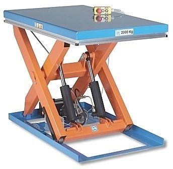 Mesa elevatória tipo tesoura - ADE-WERK - hidráulica / estacionária