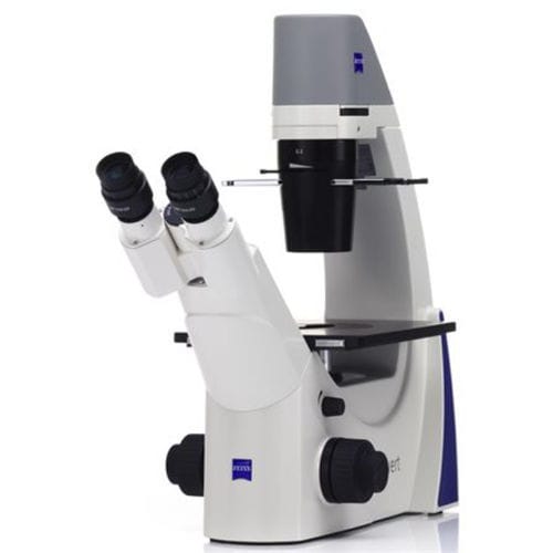 Microscópio óptico - PrimoVert - Hitech Instruments - de laboratório / de fluorescência / com contraste de fase