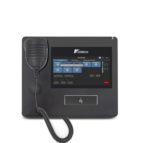 Telefone de emergência call-box PoE - KNPA800W - HONGKONG KOON TECHNOLOGY LTD - Ethernet / 7" / para sistema de sonorização
