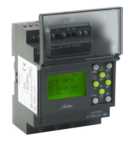 Interruptor horário com relógio astronómico integrado - 110 - 240 V AC - General Industrial Controls (P) Ltd.
