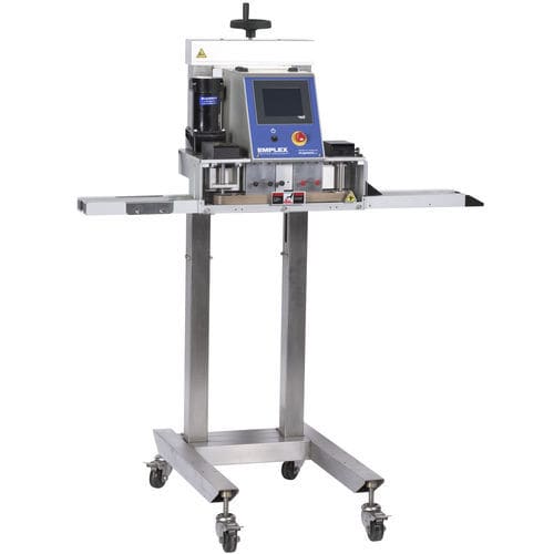 Seladora térmica contínua - MPS6300  - Plexpack Corp - semiautomática / para sachês / para fecho de sacos