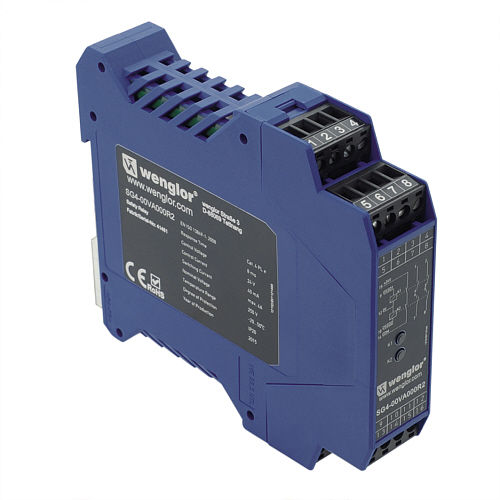 Relé de segurança de freio de emergência - SG4-00VA000R2 - wenglor sensoric GmbH - para trilho DIN