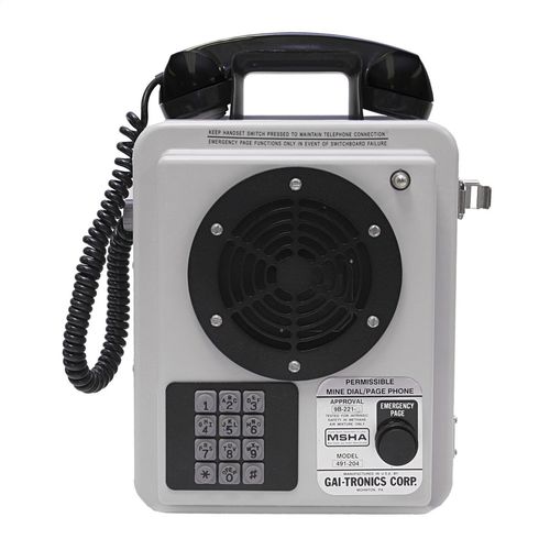Telefone para mineração subterrânea - 491-204 - GAI-TRONICS - de emergência / de intercomunicação