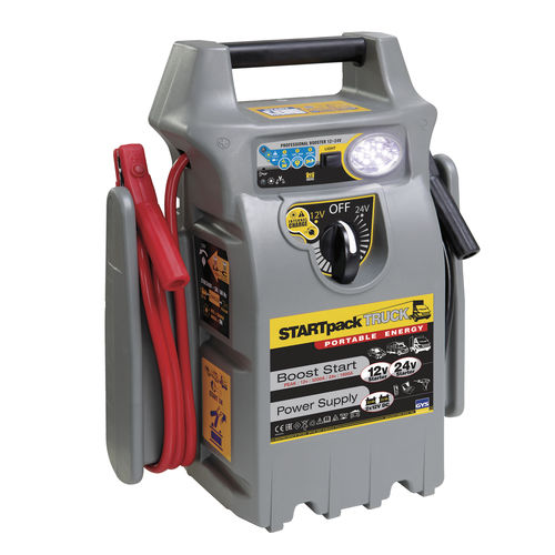 Carregador de bateria com auxiliar de partida para carros - STARTPACK TRUCK - GYS - para veículos pesados / 12 V / 24 V