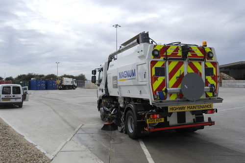Varredeira mecânica a diesel - Magnum - Scarab Sweepers - para via pública