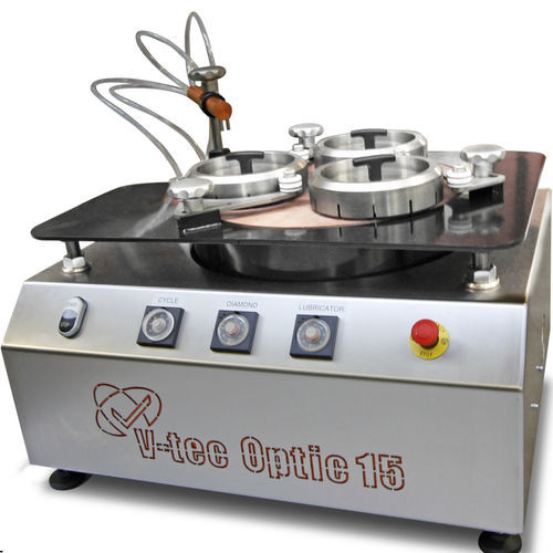 Máquina de polimento para aço - OPTIC 15 - Ventil Test Equipment BV - para ótica / de acabamento / de lapidação plana