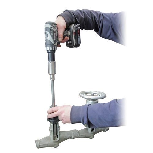 Máquina lapidadora pneumática - POLIR F6 - Ventil Test Equipment BV - portátil / para machos esféricos de válvulas