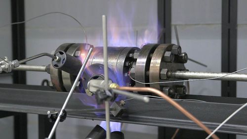 Banco de ensaio de reação ao fogo - Ventil Test Equipment BV - automático / para válvula / horizontal