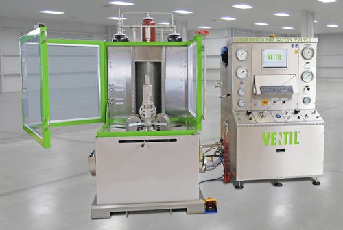 Banco de ensaio de pressão - VC25-SRV-FL5 - Ventil Test Equipment BV - controlado por computador / para válvula de descarga / industrial