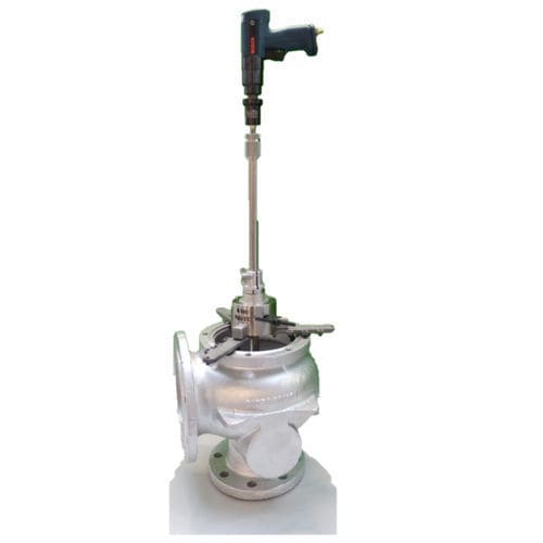 Máquina lapidadora para válvula de macho esférico - POLIR C6 - Ventil Test Equipment BV