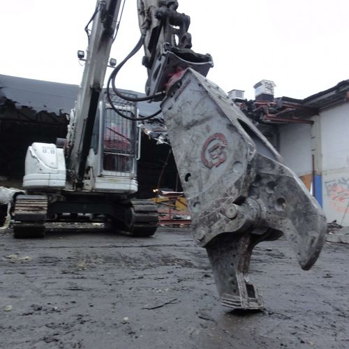 Tesoura de demolição hidráulica - DMS series - Demarec - para escavadeira / para concreto / para aço