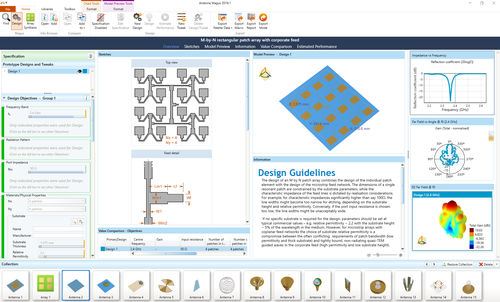 Software de modelagem - Antenna Magus - SIMULIA - de design / para banco de dados ODBC / de avaliação