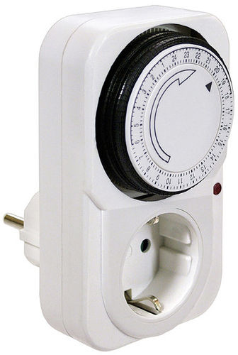 Relé temporizador analógico - as - Schwabe GmbH - com plugue de tomada