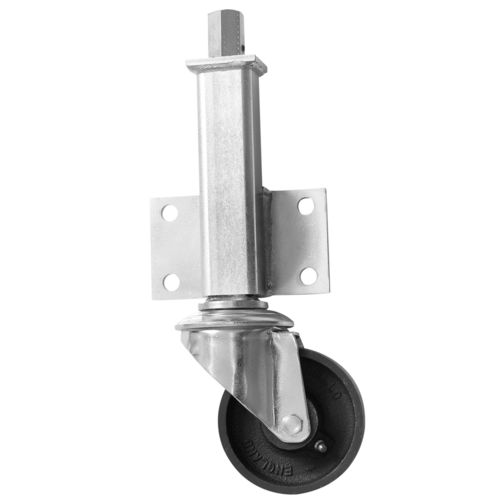Rodízio giratório - JA series - ROSS HANDLING LTD - com espiga / de altura ajustável / em borracha