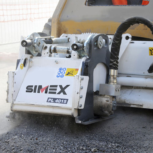 Fresadora a frio para minicarregadeira - PL 40.15 - Simex S.r.l - compacta / para asfalto