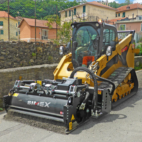 Fresadora a frio para minicarregadeira - PL 1500 - Simex S.r.l - compacta / para asfalto