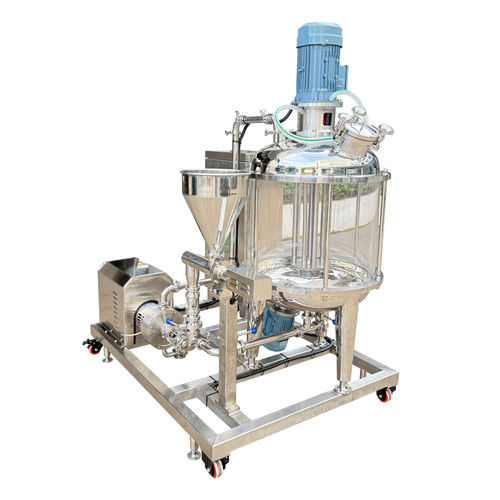 Emulsificador rotor-estator - ZHEJIANG XINGSHENG MACHINERY CO.,LTD - vertical / para fundo de tanque / contínuo