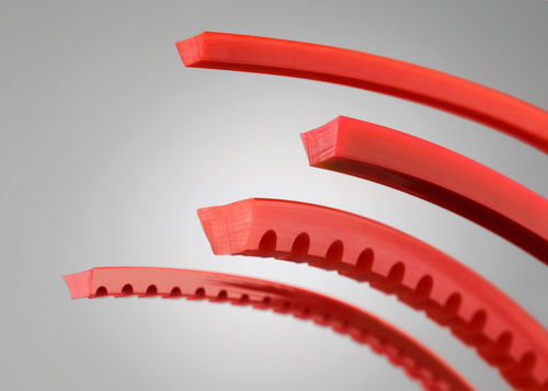 Correia em V - PORUFLEX  - Keiper GmbH & Co.KG - em PU / em cartão / para roletes de transportadores
