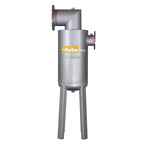 Filtro separador de água - Hypersep BioEnergy - Parker Gas Separation and Filtration Division EMEA - com cesto / ciclônico / industrial