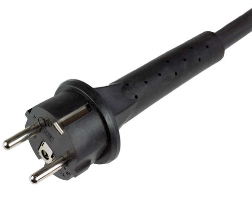 Plugue para uso intensivo - K1A-4 Typ - Müller Plastik GmbH - resistente a respingos / IP44 / antichoque
