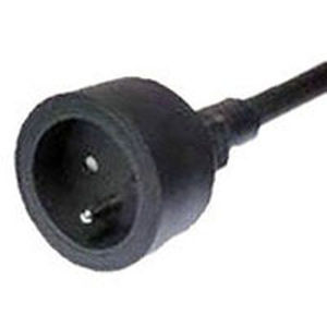 Tomada 2 polos - K03-BK - Müller Plastik GmbH - CEE / com aterramento