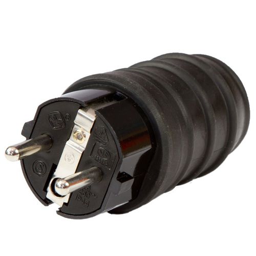 Tomada e plugue IP44 - 9006 000, 9007 000 - Müller Plastik GmbH - 2 polos / com aterramento