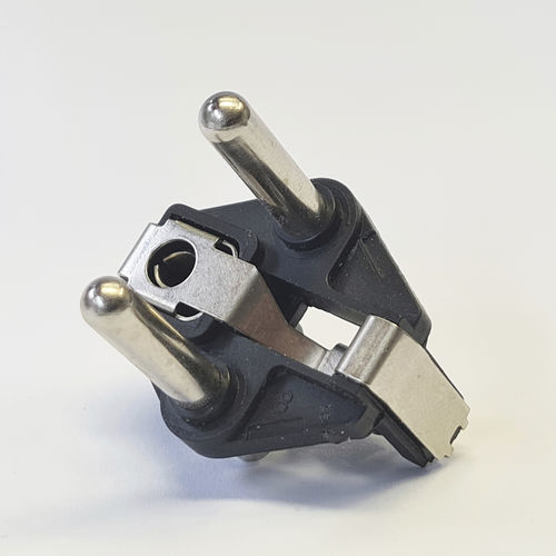 Conector de inserção fêmea - Müller Plastik GmbH - 2 polos / com aterramento / para tomada de corrente
