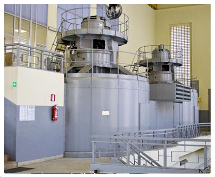 Usina hidrelétrica 10–20 MW - Brossasco - BELTRAME CSE - de turbina
