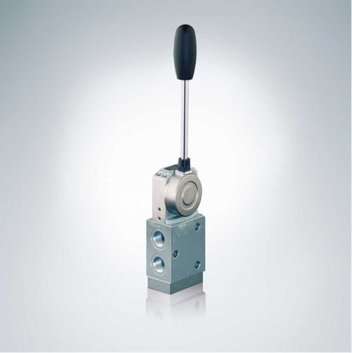Válvula direcional hidráulica spool - S series - HAWE Hydraulik SE - acionada por solenoide / de acionamento manual / de acionamento mecânico