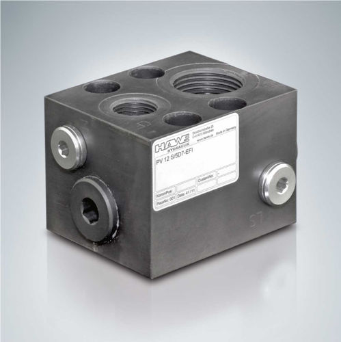 Válvula de acionamento hidráulico - PV  - HAWE Hydraulik SE - para óleo / para bomba / compacta