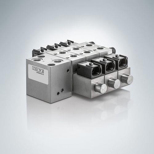 Válvula direcional hidráulica spool - TLC3 - HAWE Hydraulik SE - de assento / de controle elétrico / de acionamento manual