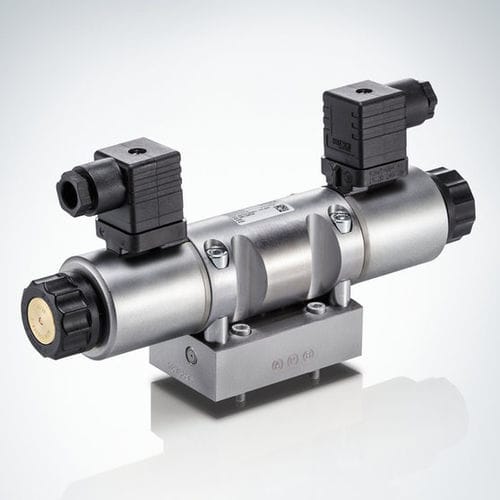Válvula direcional hidráulica tipo poppet - ROLV - HAWE Hydraulik SE - eletro-hidráulica / de 4/3 vias / 4/2