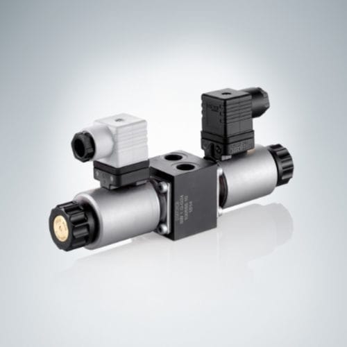 Válvula direcional hidráulica spool - S series - HAWE Hydraulik SE - acionada por solenoide / compacta / proporcional