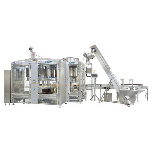 Envasadora/tampadora automática - Quatro Care - Hema Filling - de frascos / monobloco / rotativa