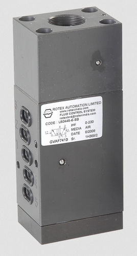 Válvula solenoide de ação indireta - 58445 - Rotex Automation Limited - de 5 vias / NF / para água