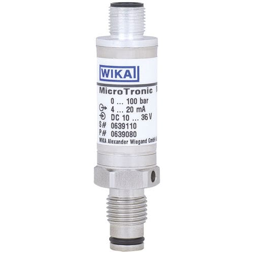 Sensor de pressão absoluta - M-1 series  - WIKA Alexander Wiegand SE & Co. KG - de filme fino / analógico / com membrana rasante (flush)