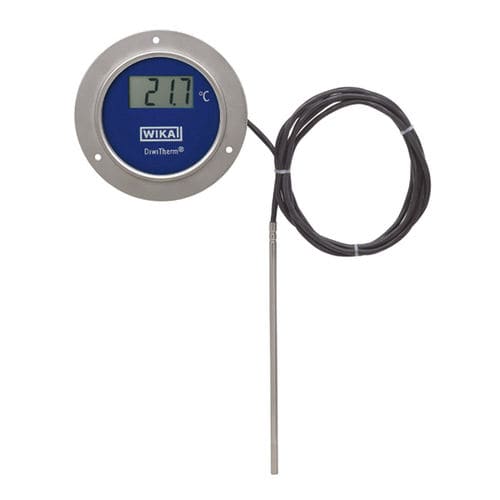 Termômetro de resistência - TR75 - WIKA Alexander Wiegand SE & Co. KG - com display LCD / IP65 / de inserção