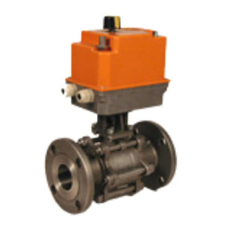 Válvula de esfera - 2570 F series - Avcon Controls PVT. Ltd. - com acionamento elétrico / de controle / para gás