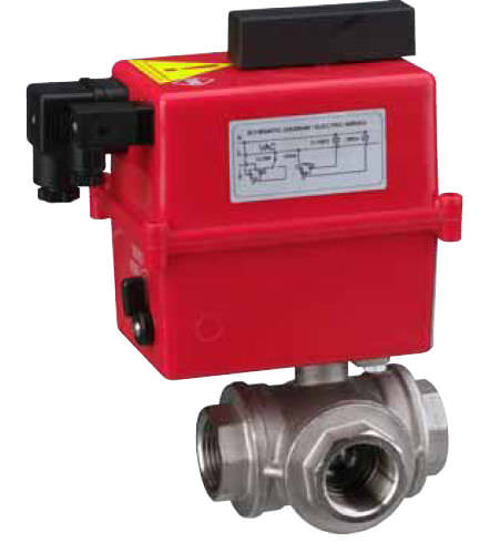Válvula de esfera - AKE137 series - G. Bee GmbH - com acionamento elétrico / de controle / para água