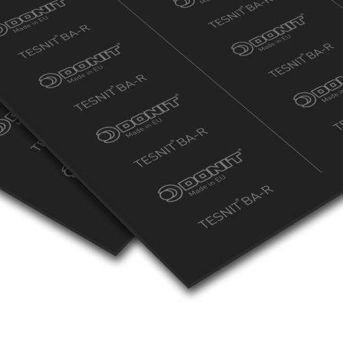 Papelão hidráulico em carbono - TESNIT® BA-R - DONIT TESNIT, d.o.o. - em fibra de aramida / em aço / em NBR