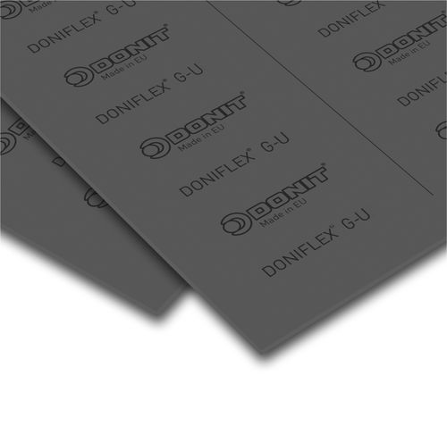 Papelão hidráulico em grafite - DONIFLEX® G-U - DONIT TESNIT, d.o.o. - em NBR / em fibra de aramida / metálico