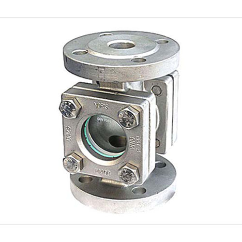 Visor de fluxo em aço inoxidável - Dansk Ventil Center A/S - em aço / flangeado