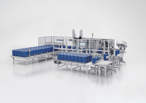 Envasadora totalmente automática - AFS 22 - FRICKE Abfülltechnik GmbH & Co. KG - de potes / canister / para produtos fitossanitários
