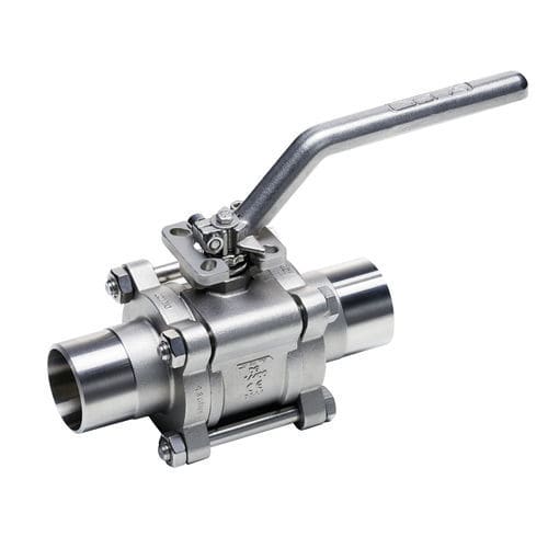 Válvula de esfera - DG1L  - GEFA Processtechnik - manual / para líquidos alimentares e bebidas / com flanges de encaixe