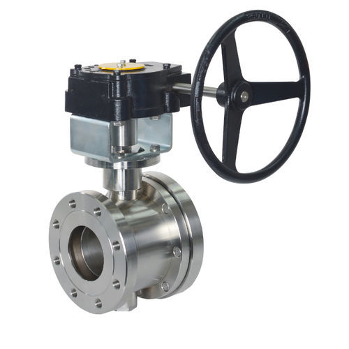 Válvula de esfera - PM  - GEFA Processtechnik - com comando por alavanca / de controle / com flanges de encaixe