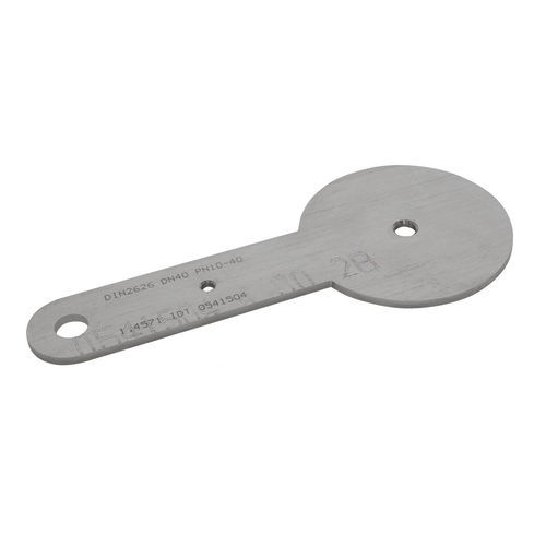 Flange para tubos - IDT Industrie- und Dichtungstechnik - de fechamento / em aço / cego